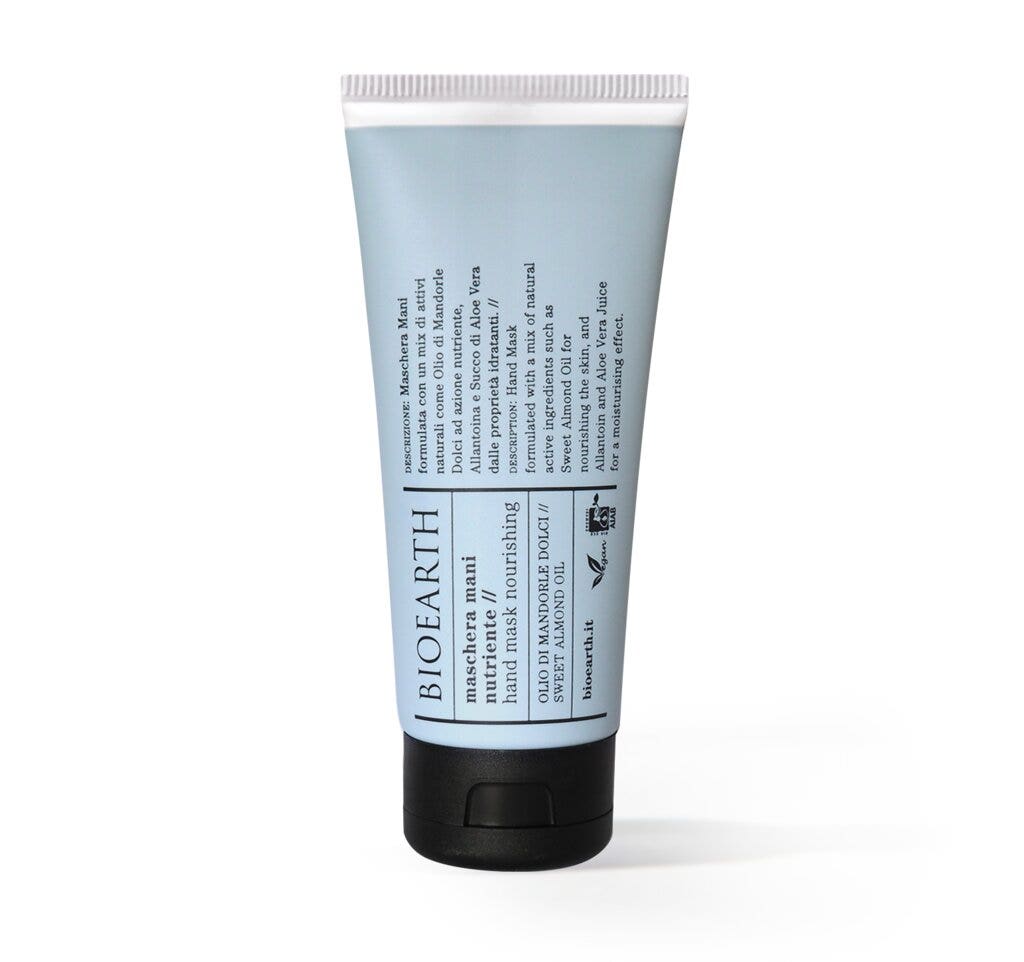 Bioearth Maschera Mani Nutriente Olio Mandorle Dolci 100ml
