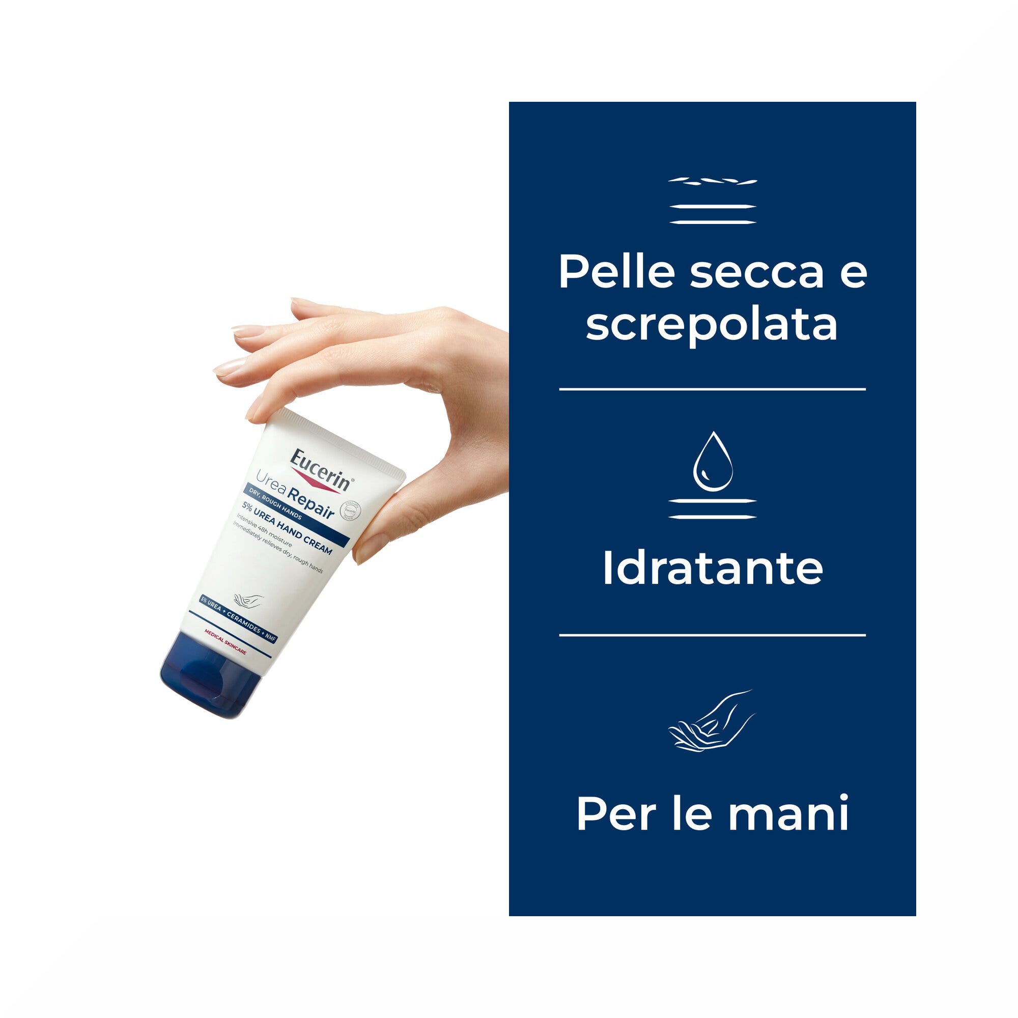 Eucerin UreaRepair Mains Régénérante 5 % d'urée Crème pour les mains 75 ml