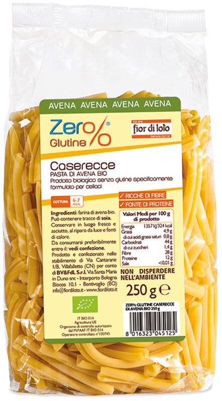 Fior Di Loto Pasta Di Avena Caserecce 250g