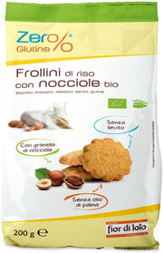 Fior Di Loto Zer% Frollini Di Riso Con Nocciole 200g