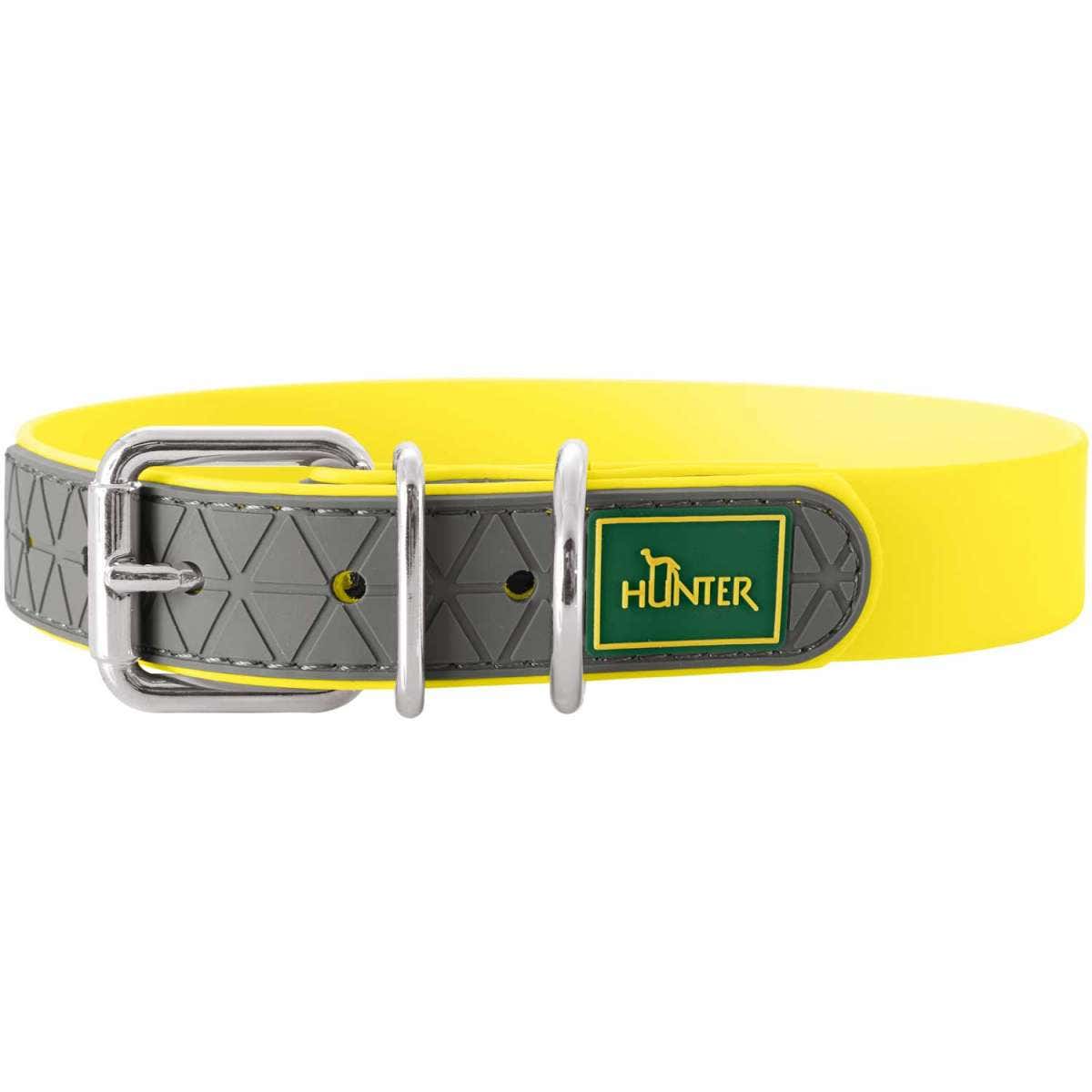 Hunter Collare Convenience L-XL Taglia 65 Giallo 1 Pezzo