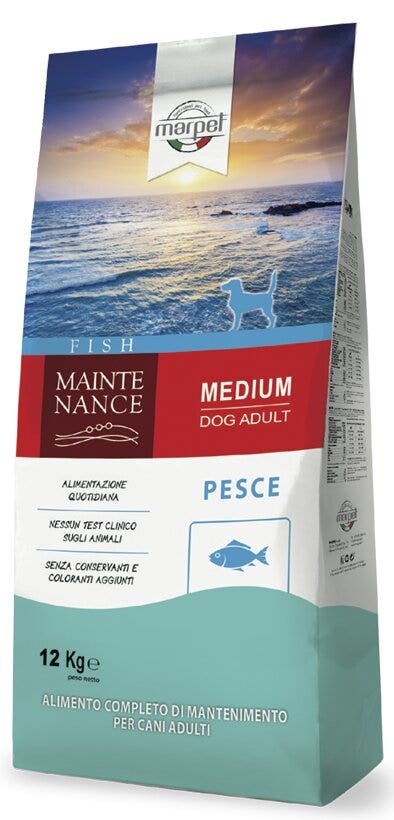 Marpet Maintenance Pesce Cibo Secco Per Cani Adulti Taglia Medium Sacco 12 Kg