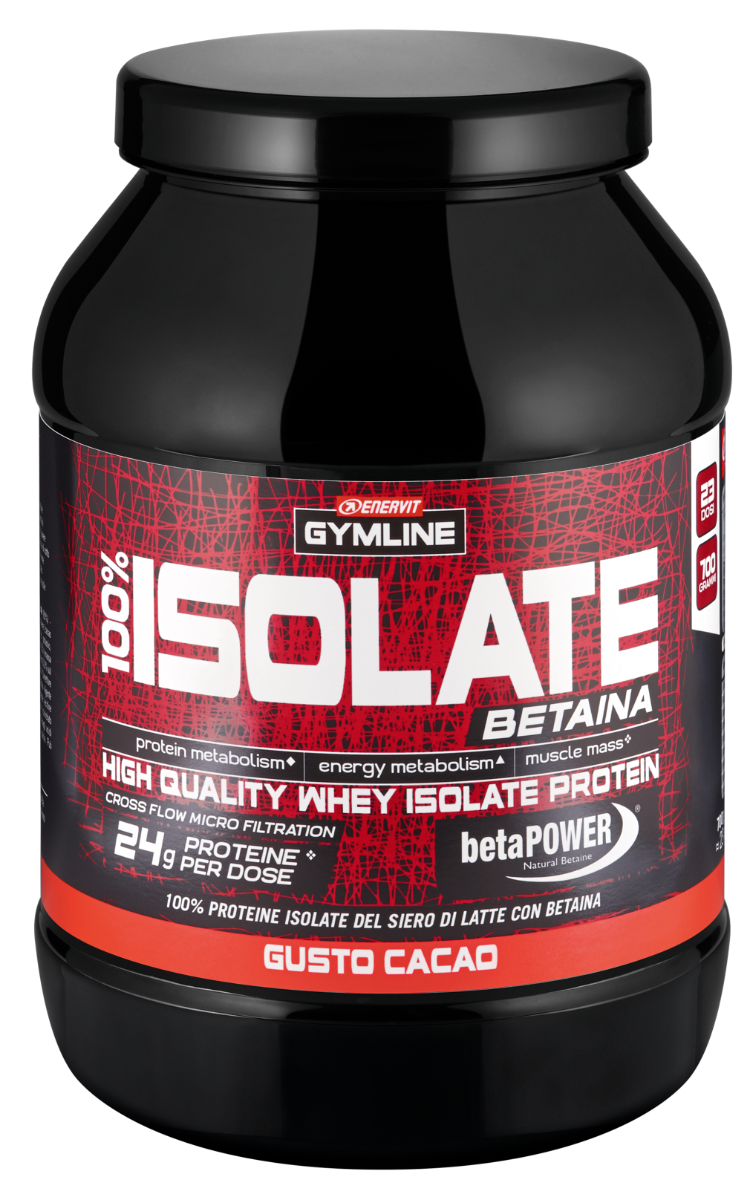Enervit Gymline 100% Whey Protein Isolate Cacao 900g