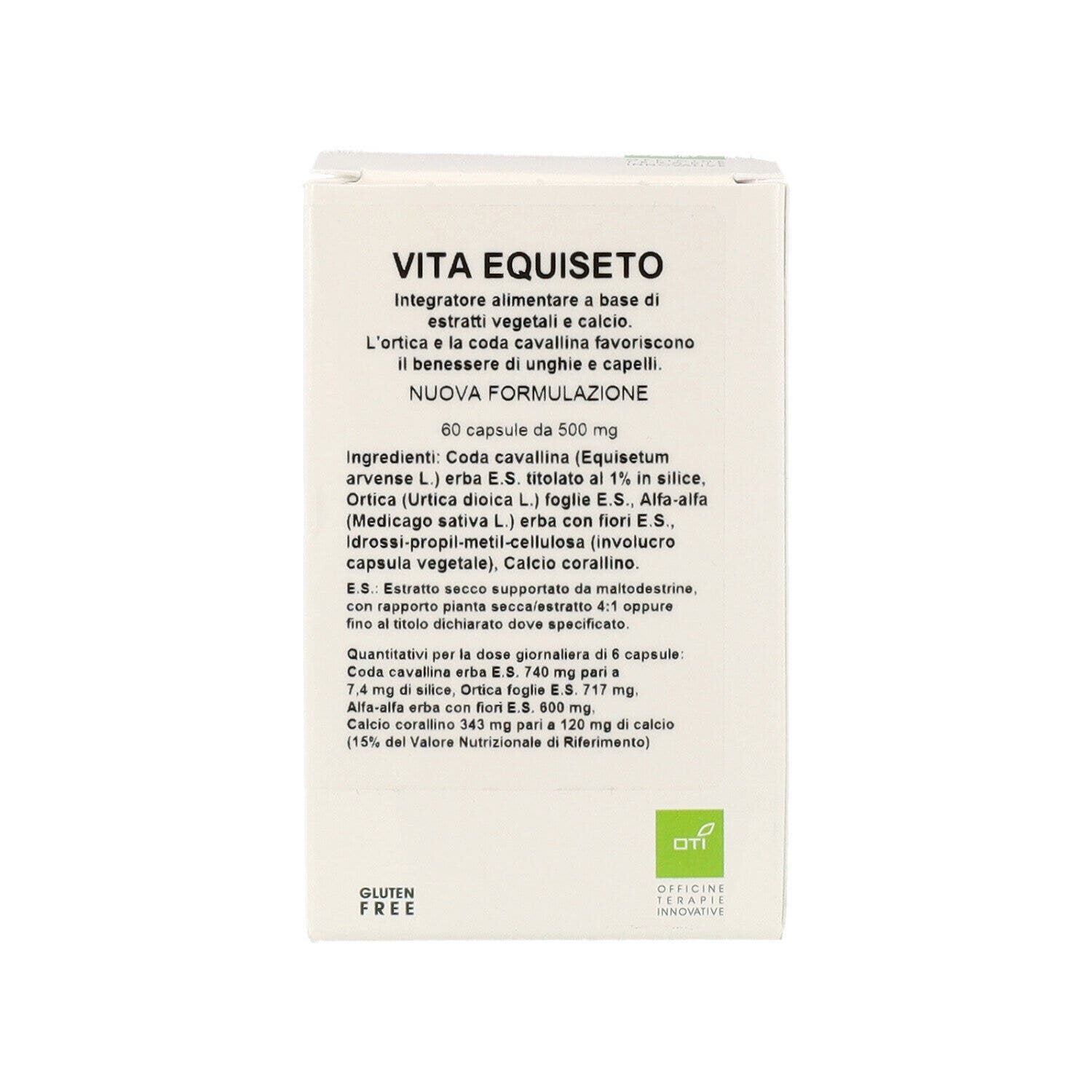 Oti Vita Equiseto Nuova Formulazione 60 Capsule