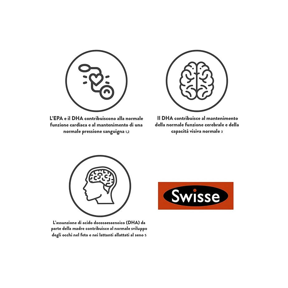 Swisse Oméga 3 Concentré 60 gélules
