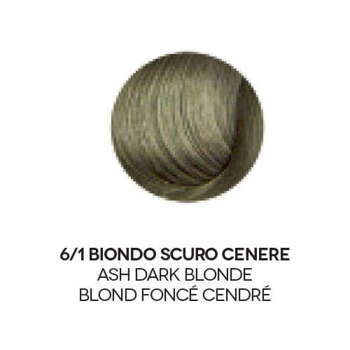 Organics Cosmetics Kit Tinta Per Capelli Organics Color 6/1 Biondo Scuro Cenere