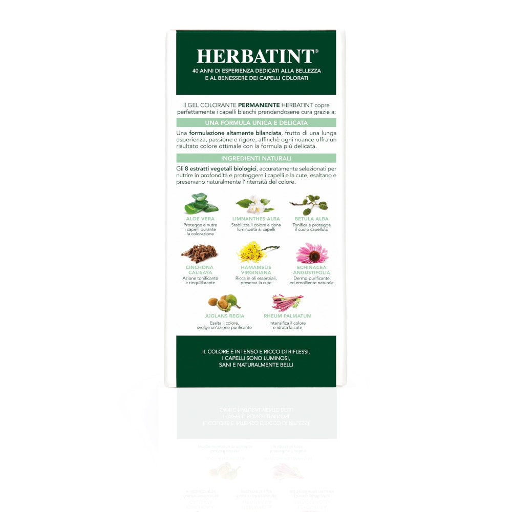 Herbatint Tintura Per Capelli Gel Permanente 7D Biondo Dorato 300ml 3 Dosi