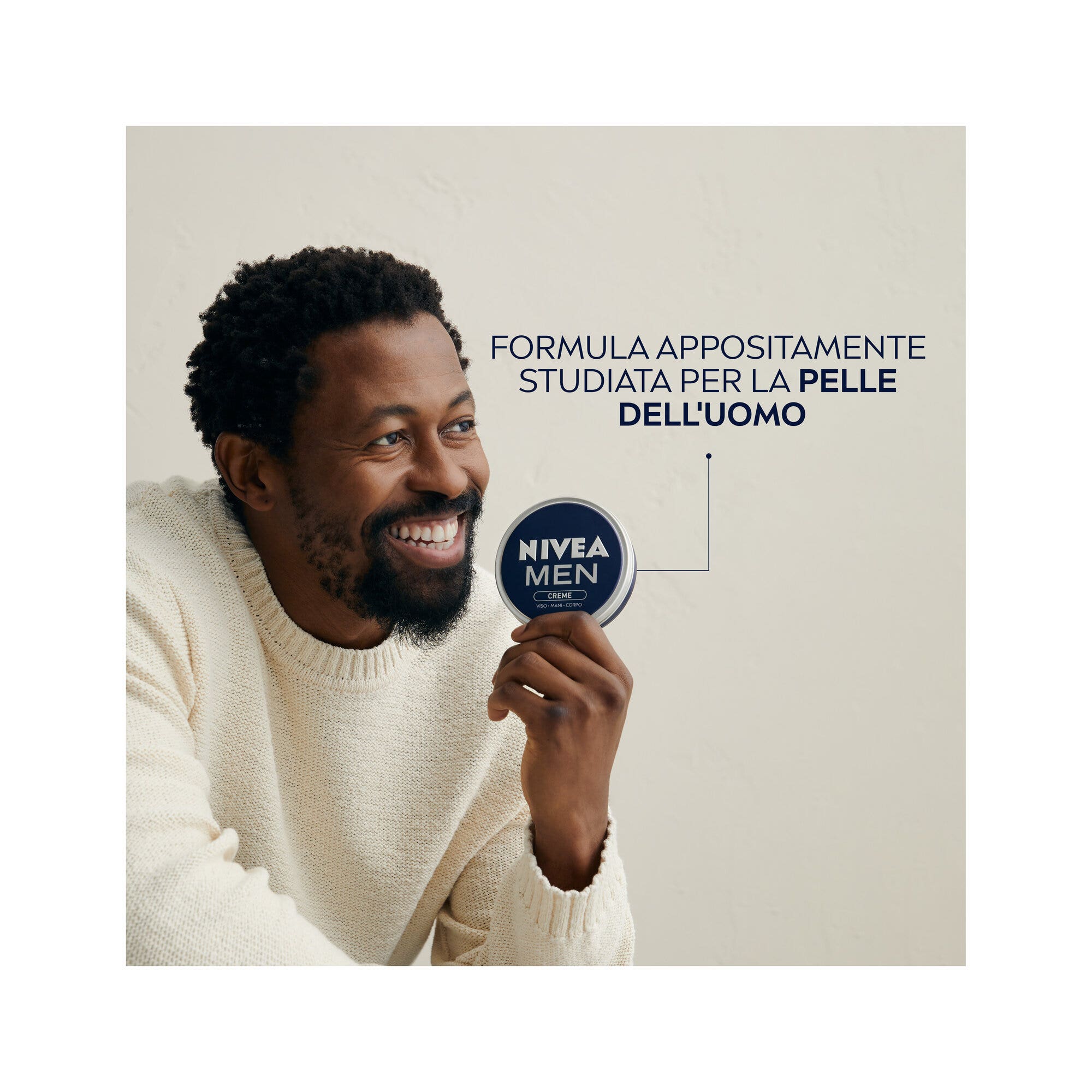 Nivea Men Creme Crema Idratante Uomo Multiuso Per La Cura Di Viso Corpo E Mani 75ml