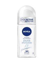 Nivea Pure Invisible Deodorante Roll on Antitraspirante Senza Residui Sui Tessuti 50ml