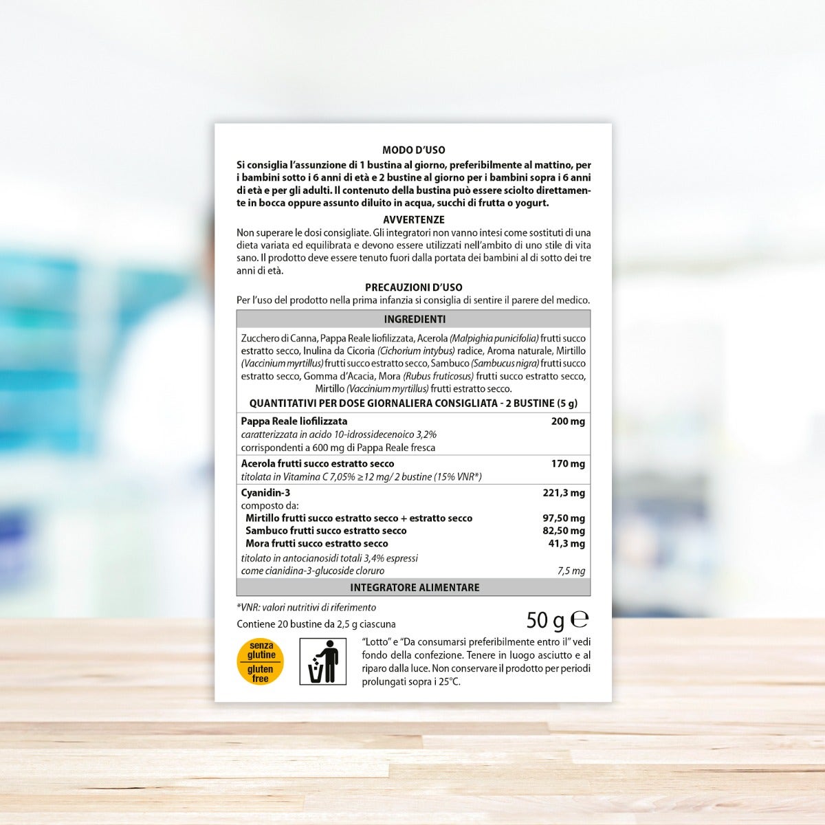 Aboca Natura Mix Advanced Soutien 20 sachets