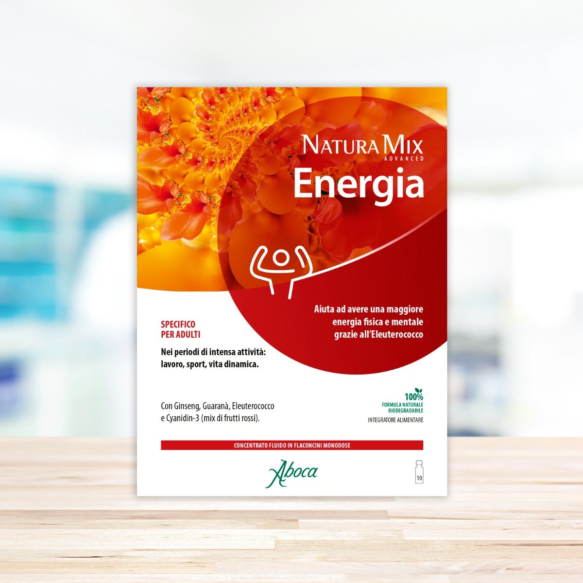 Aboca Natura Mix Advanced Energia 10 flacons