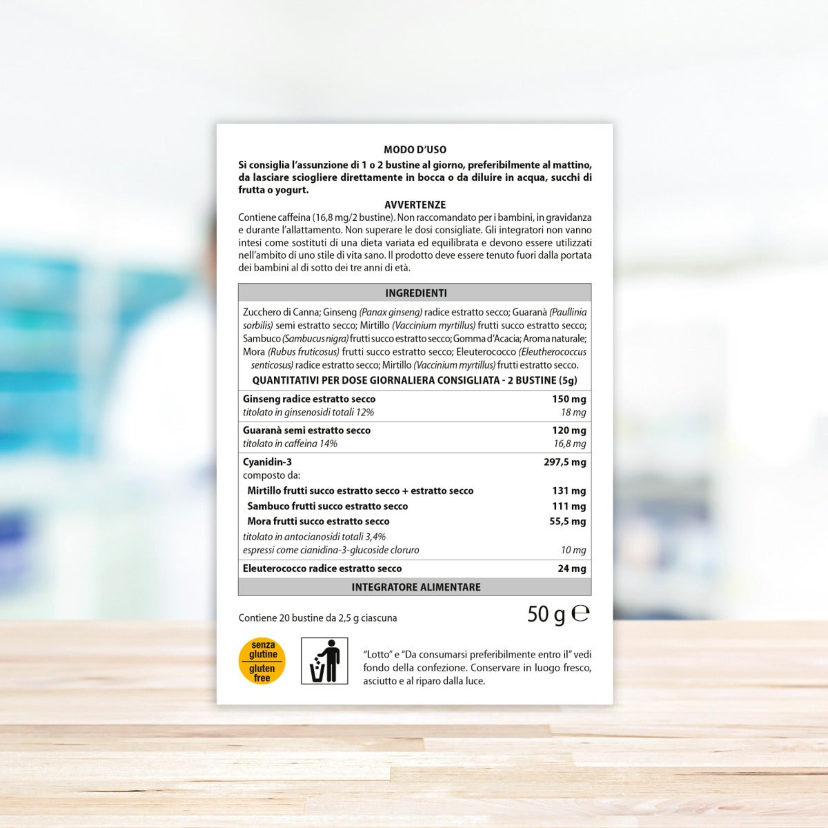 Aboca Natura Mix Advanced Énergie 20 sachets
