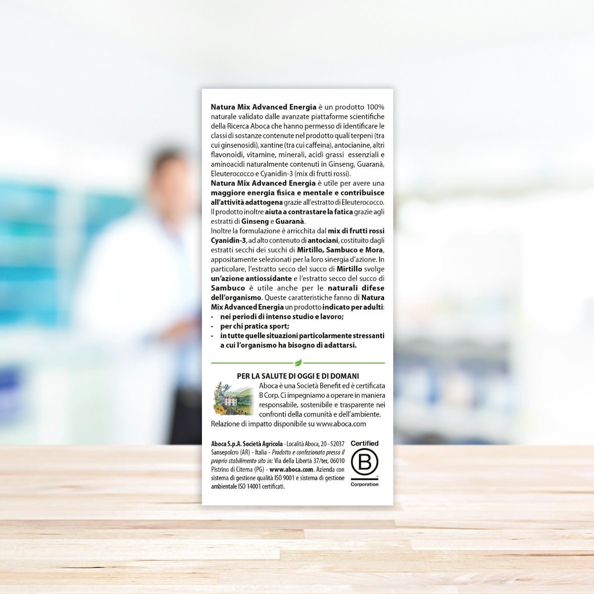 Aboca Natura Mix Advanced Énergie 20 sachets