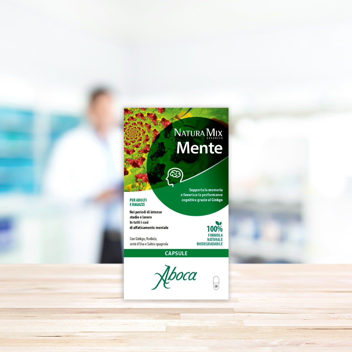 Aboca Natura Mix Advanced Esprit 50 gélules