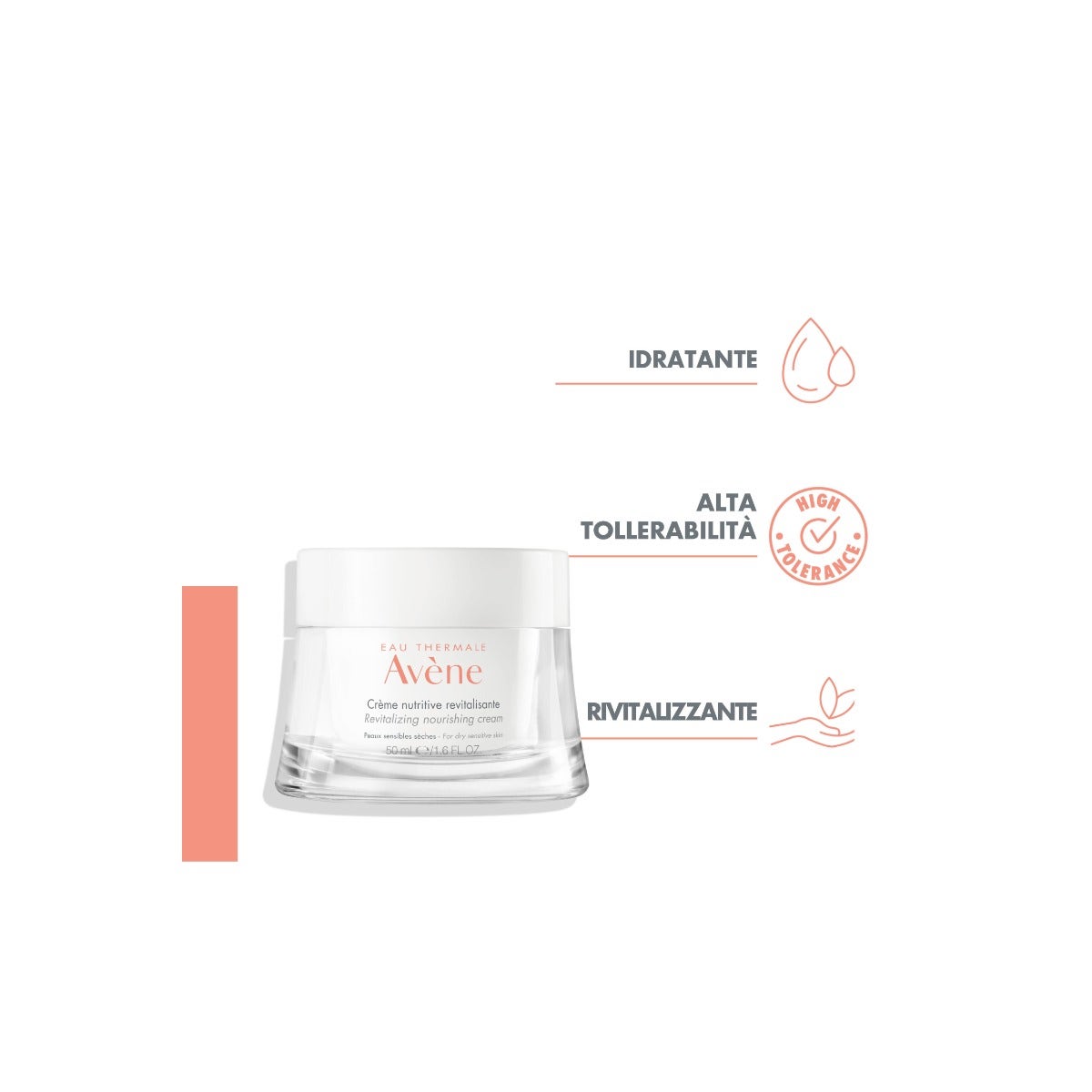 Avene Crema Nutritiva Rivitalizzante 50ml - Pelle Luminosa