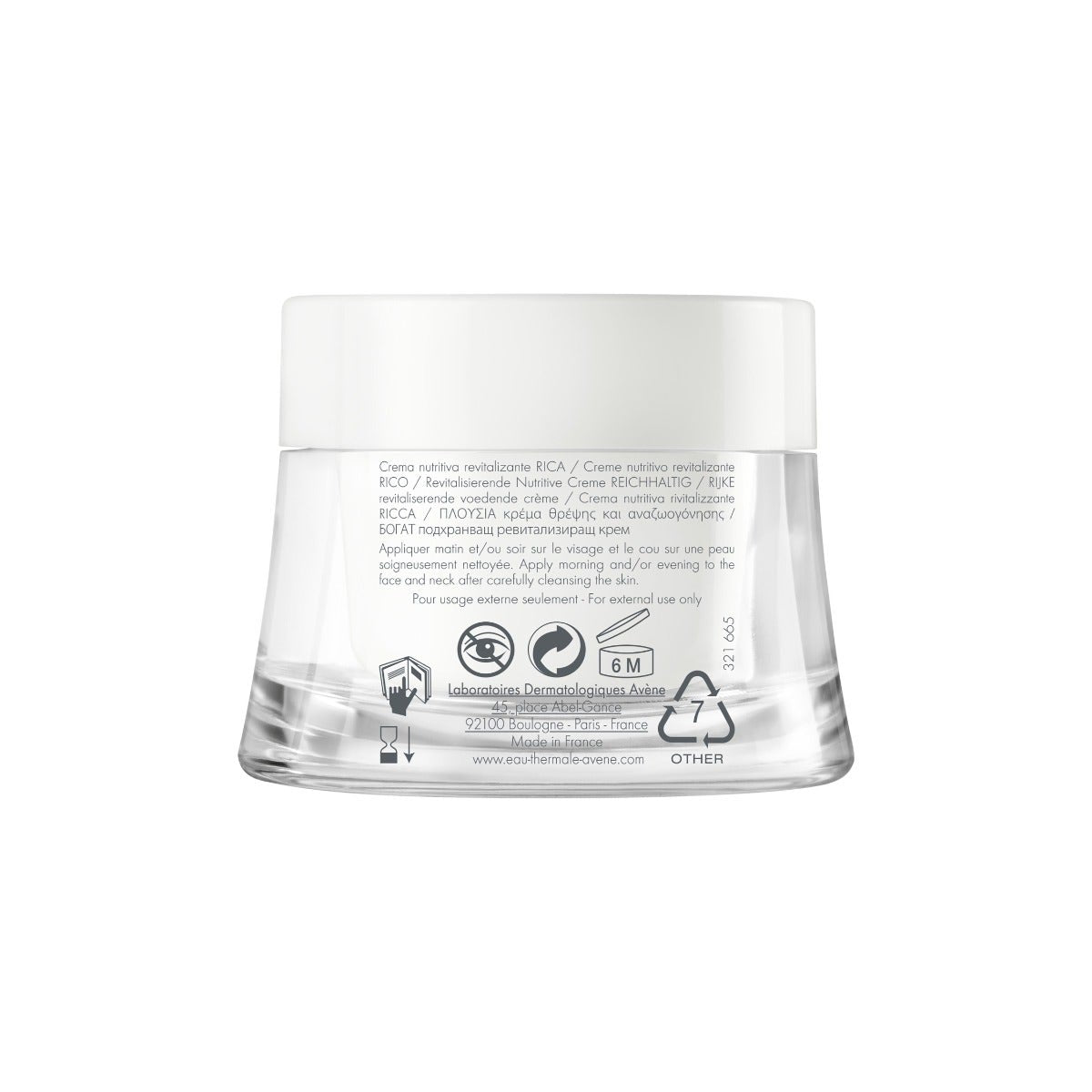 Avene Crema Nutritiva Rivitalizzante Ricca 50ml