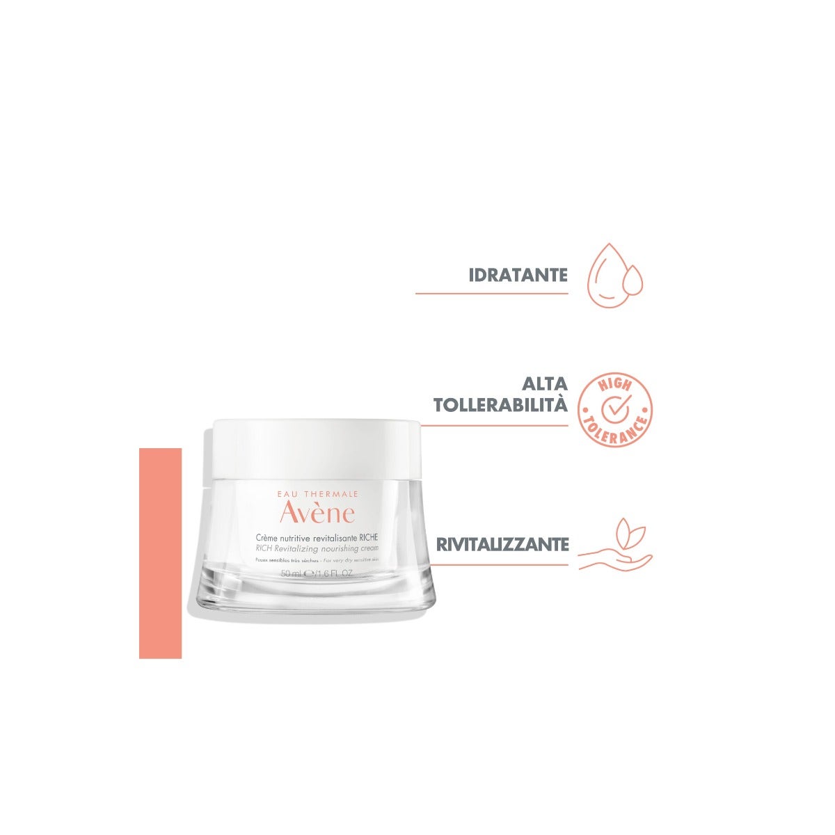 Avene Crema Nutritiva Rivitalizzante Ricca 50ml