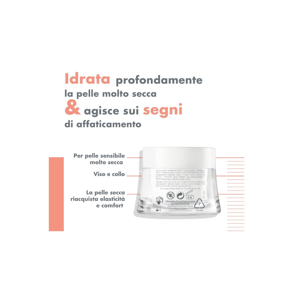 Avene Crema Nutritiva Rivitalizzante Ricca 50ml