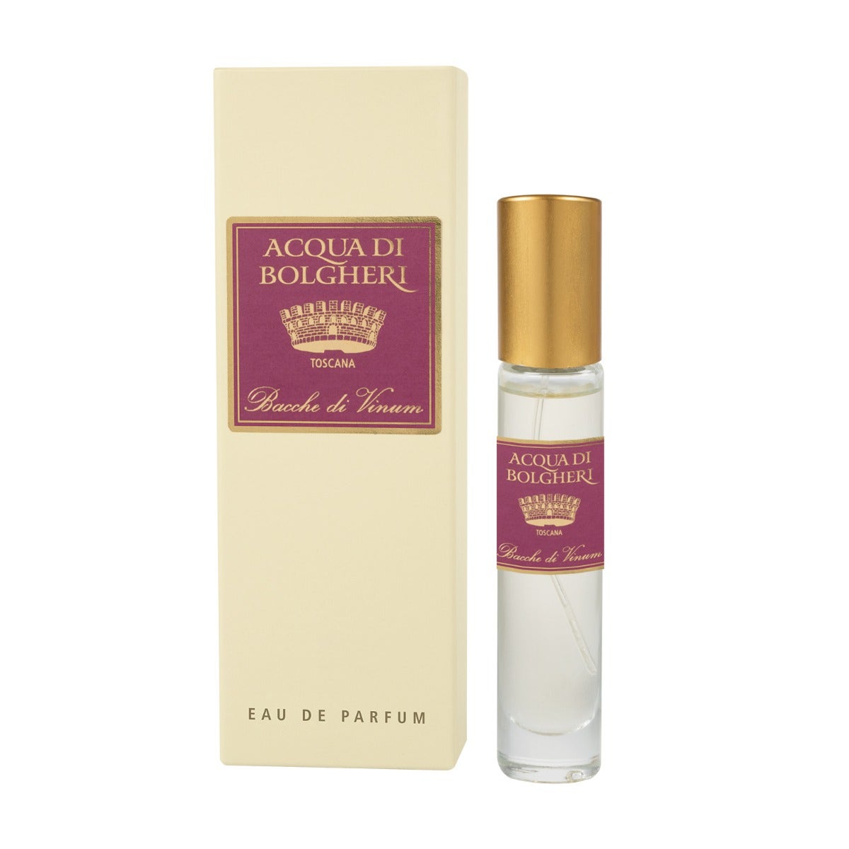 Eau de Bolgheri Parfum de sac à main « Bacche di Vinum » pour femme 15 ml