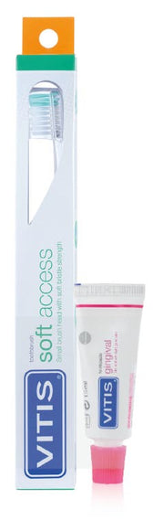 Vitis Spazzolino  Soft Access + Dentifricio Vitis Gingival 15ml
