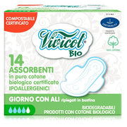 Vivicot Cotone Assorbenti Giorno Con Ali 14 Pezzi