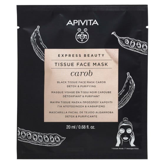 Apivita Express Beauty Maschera Viso In Tessuto Purificante 1 Pezzo 20ml