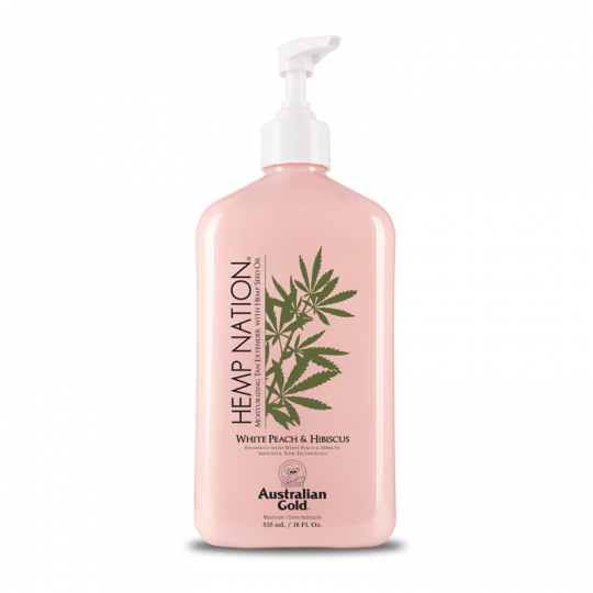 Australian Gold Hemp Nation White Peach Hibiscus Idratante Doposole 535ml