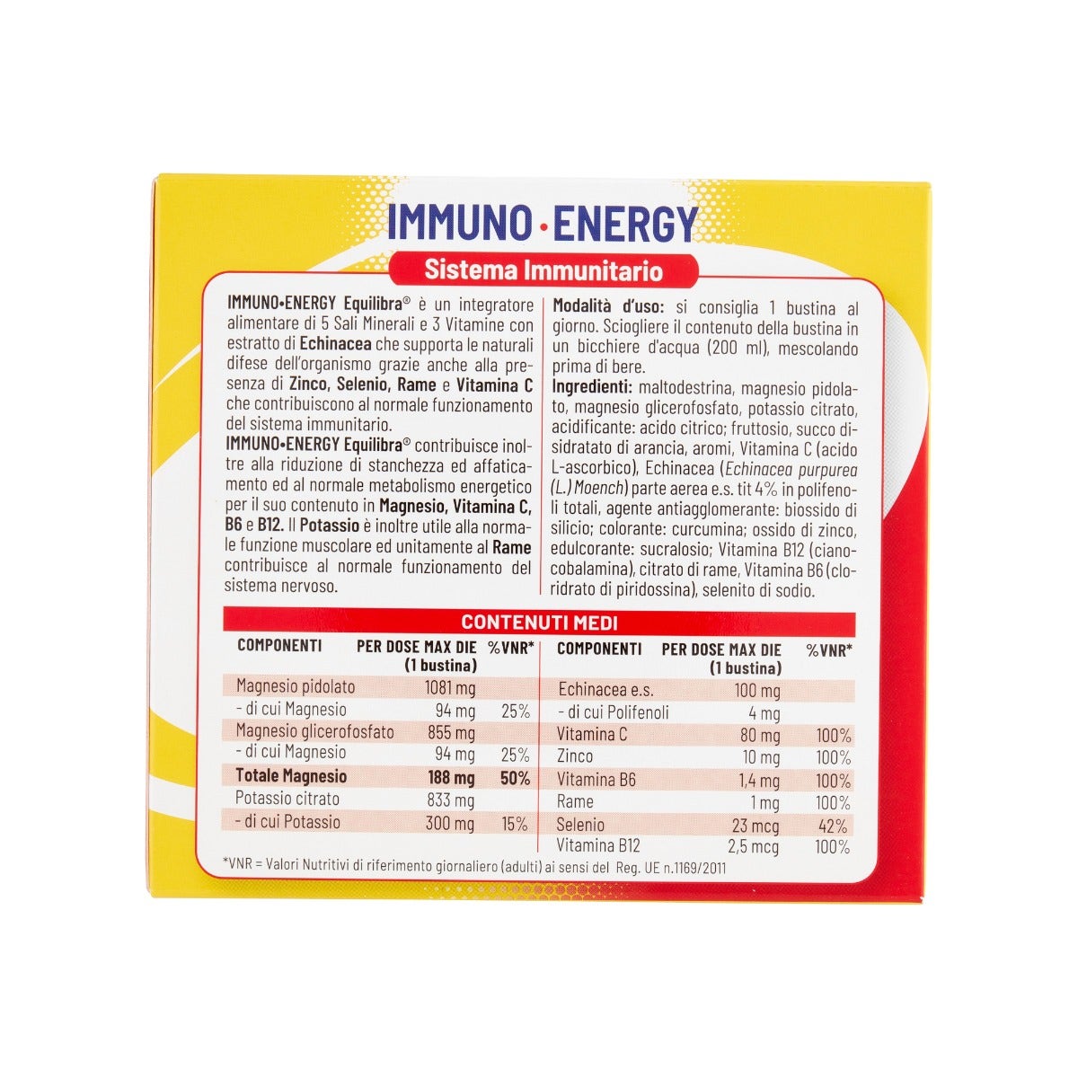 Equilibra Immuno Energy Potassio E Magnesio 14 Bustine