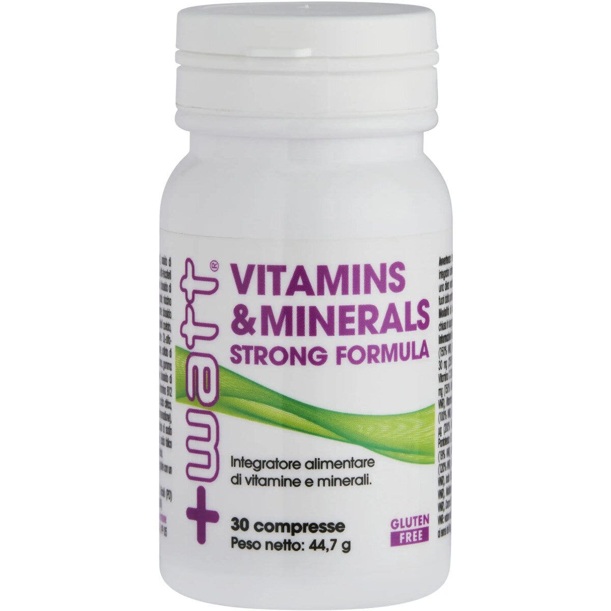 +Watt Vitamins&Minerals Strong Formula 30 Compresse