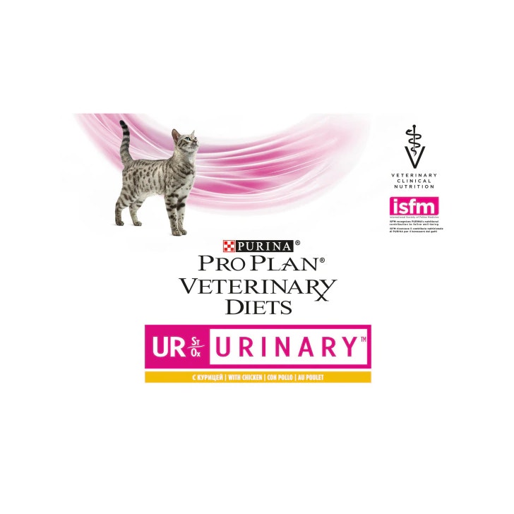 Purina Pro Plan Veterinary Diets Multipack Umido Gatto UR Urinary St/Ox Pollo 10 Bustine