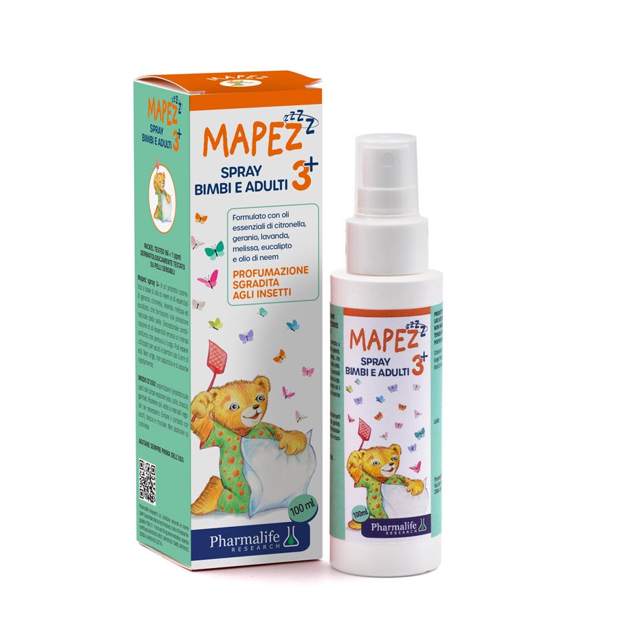 Mapez Spray Protezione Insetti Adulti/Bambini 100ml