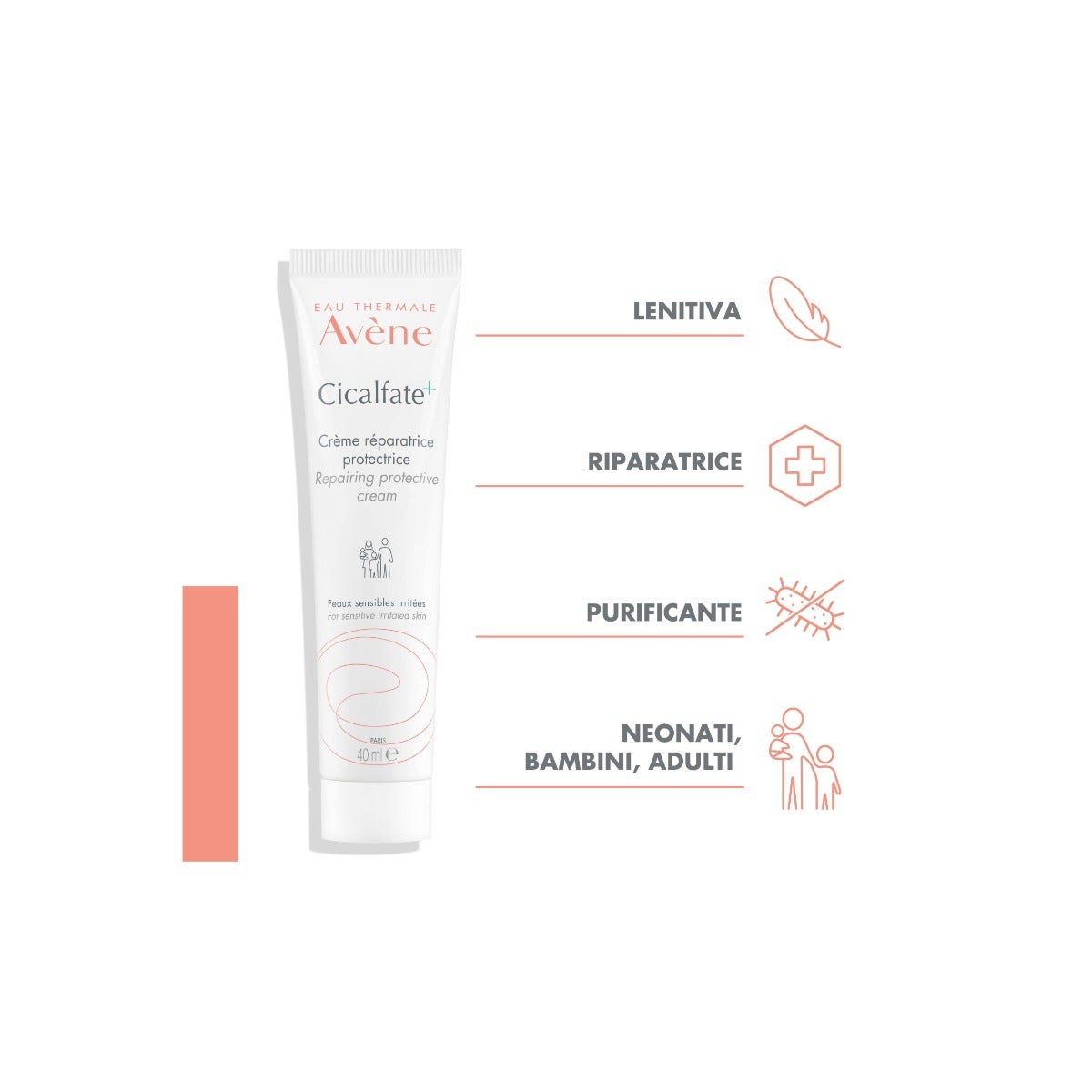Eau Thermale Avène Cicalfate Crème Restructurante Protectrice 40 ml
