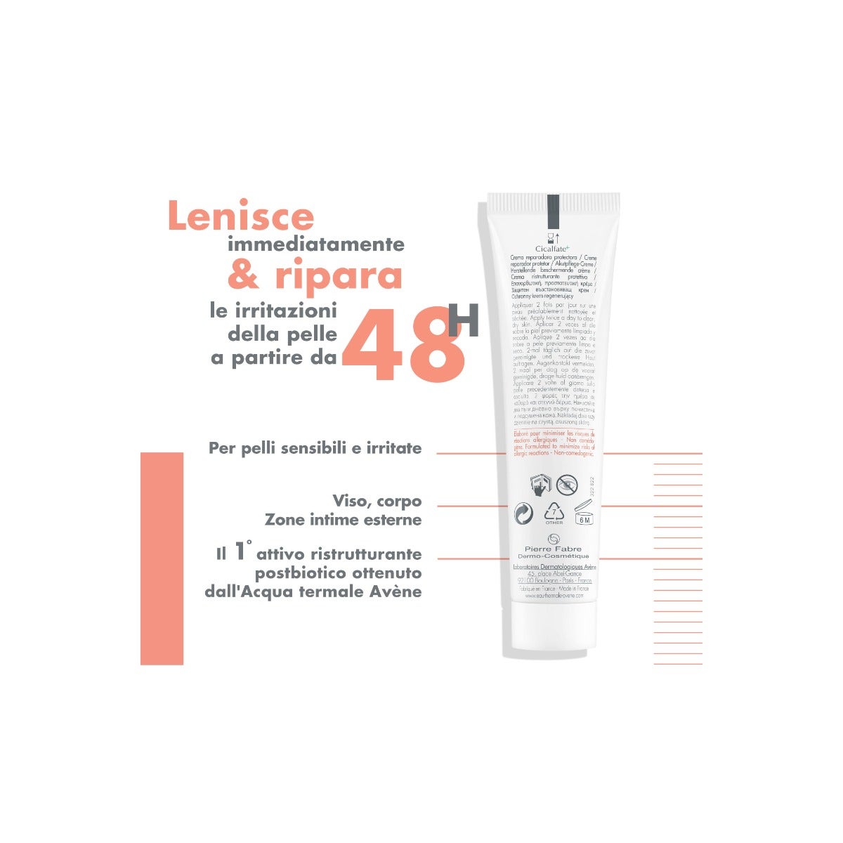 Eau Thermale Avène Cicalfate Crème Restructurante Protectrice 40 ml
