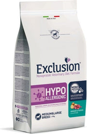 Exclusion Monoprotein Veterinary Diet Formula Hypoallergenic Crocchette Con Cervo/Patate Per Cani Adulti Taglia Medio/Grande Sacco 2kg