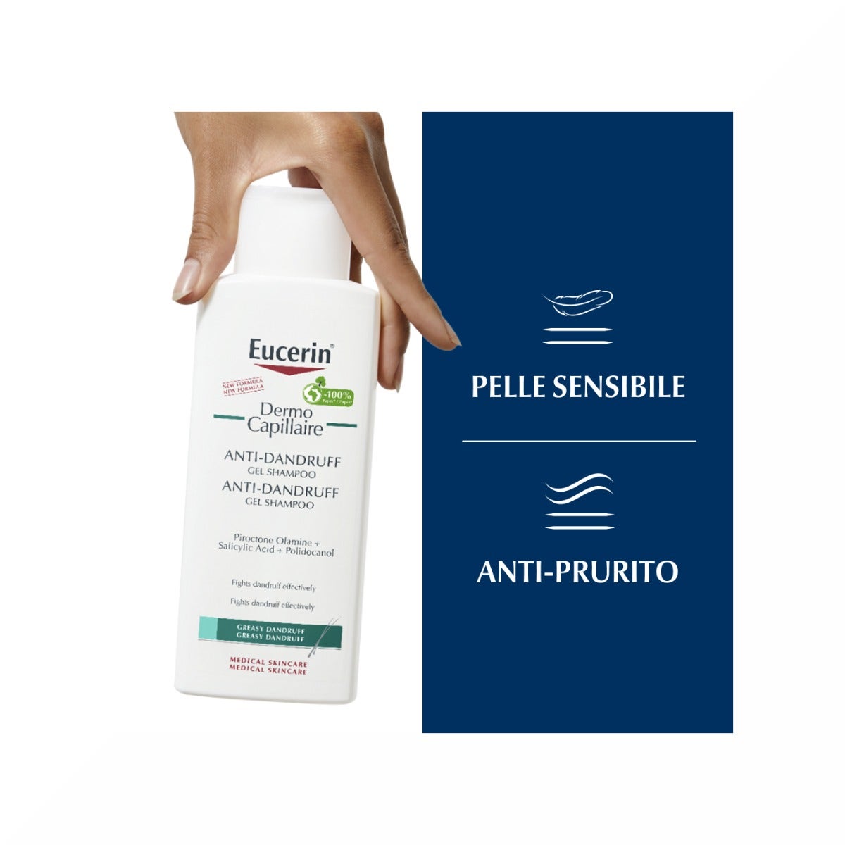 Eucerin Shampoo Gel Antiforfora Grassa 250ml
