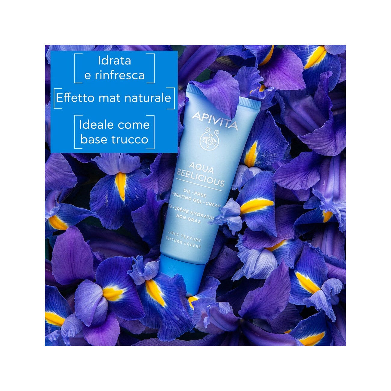 Apivita Gel-Crema Idratante Oil Free Texture Leggera 40ml
