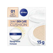 Nivea Q10 Plus Anti-age 3in1 Skin Care Cushion Light-medium Crema Viso Colorata Anti-età Fp15 15ml