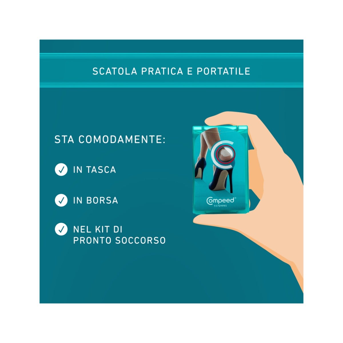 Compeed Cerotto Vesciche Tacchi Alti 5 Pezzi