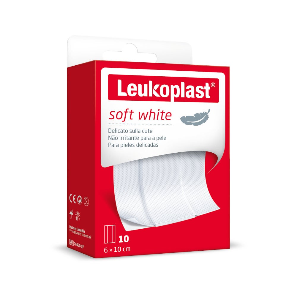 Leukoplast Soft White Cerotti 1mx6cm 10 Pezzi
