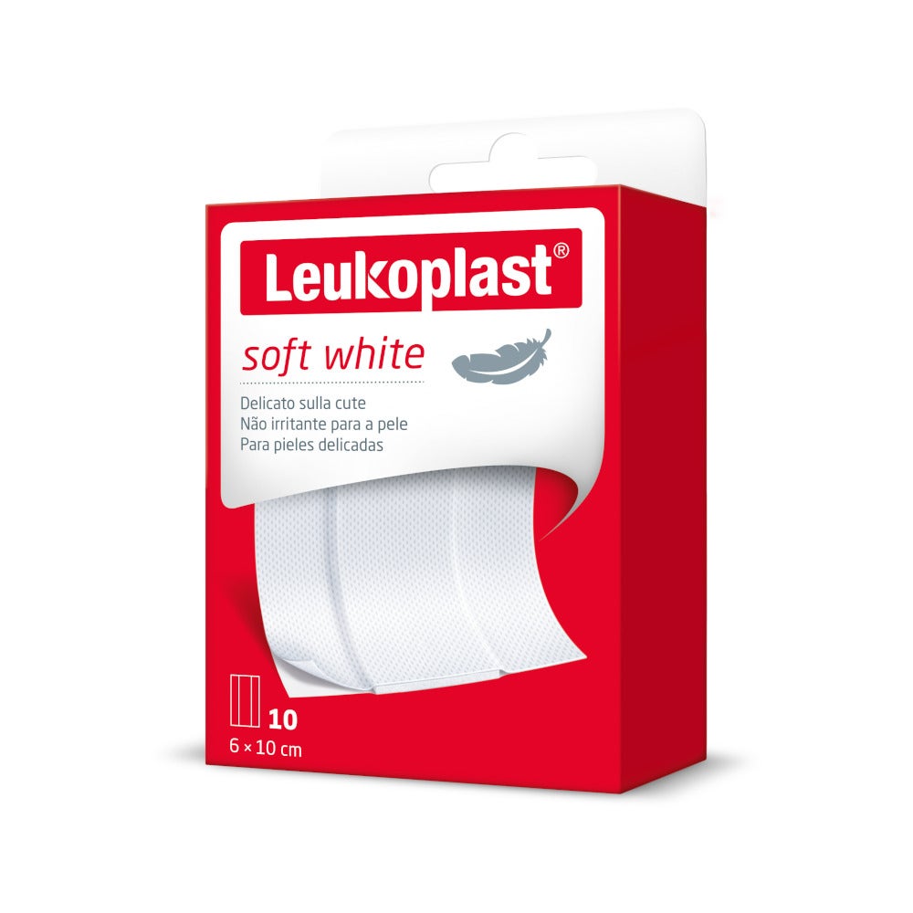 Leukoplast Soft White Cerotti 1mx6cm 10 Pezzi
