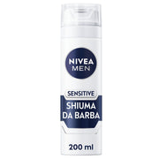 Nivea Men Sensitive Schiuma Da Barba Schiuma Per Una Rasatura Delicata Della Pelle Sensibile 200ml