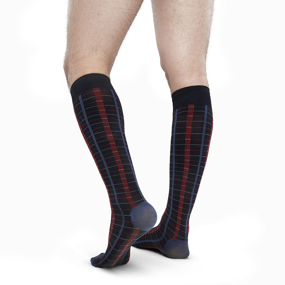 Solidea Mi-bas Scottish Knee-High Unisexe 100 deniers