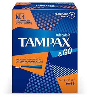 Tampax Compak Super Plus 16 Assorbenti Interni Flussi Molto Abbondanti