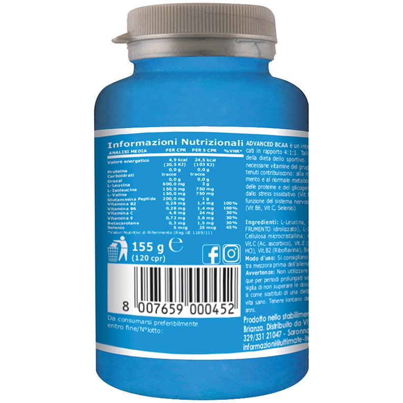 Ultimate Advanced BCAA 120 Compresse