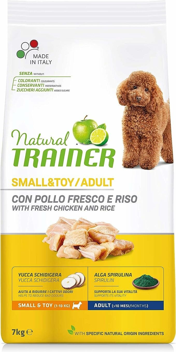 Natural Trainer Crocchette Pollo Cane Adult Small & Toy 7Kg