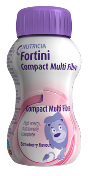 Nutricia Fortini Compact Multi Fibre Gusto Fragola 4x125g