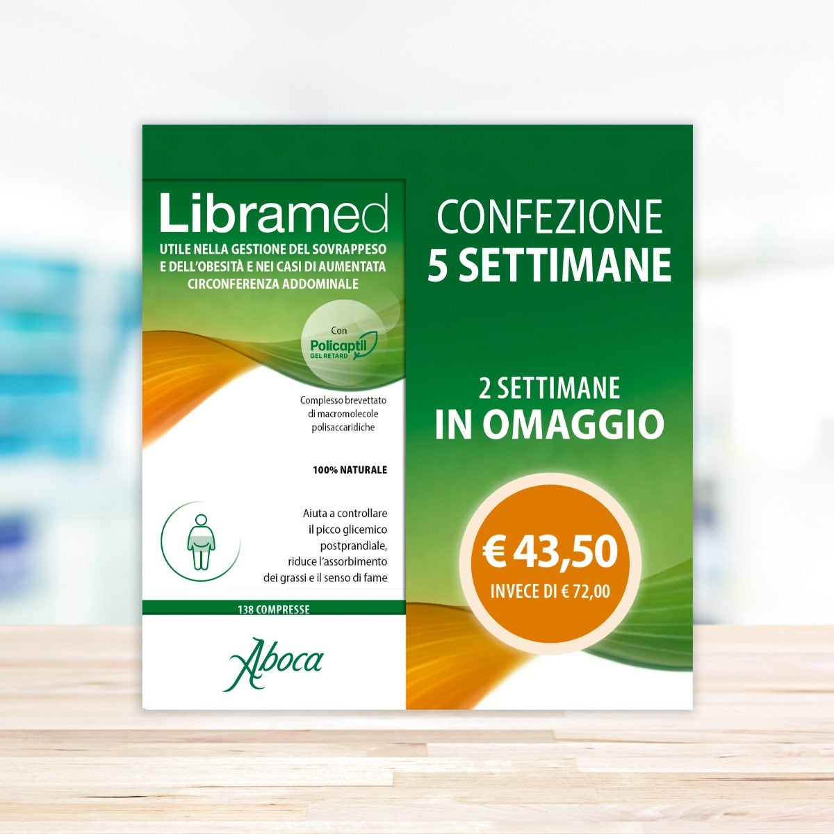 Aboca Libramed Traitement 5 semaines 138 + 84 comprimés