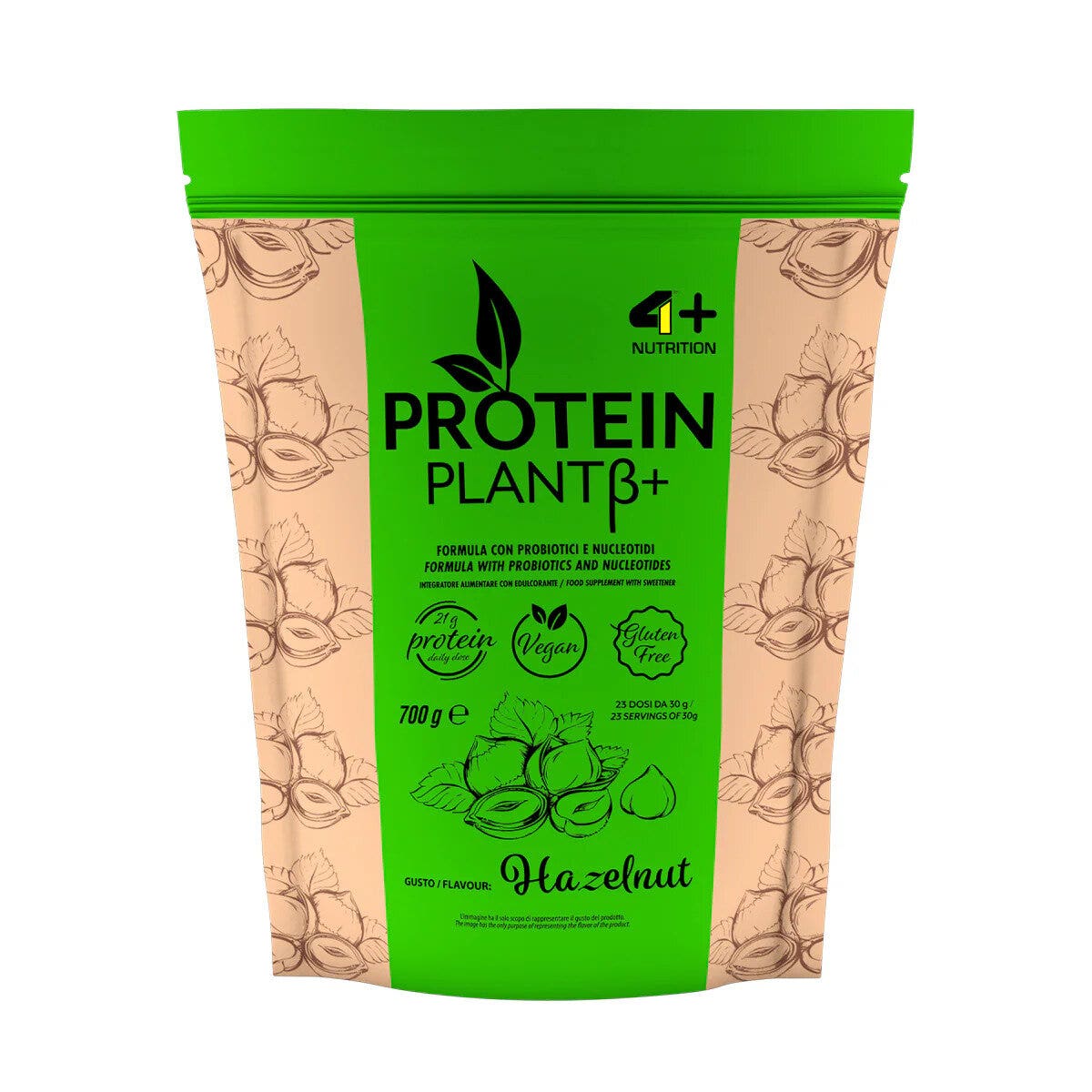 4+ Nutrition Protein Plant ß+ Gusto Nocciola 700g