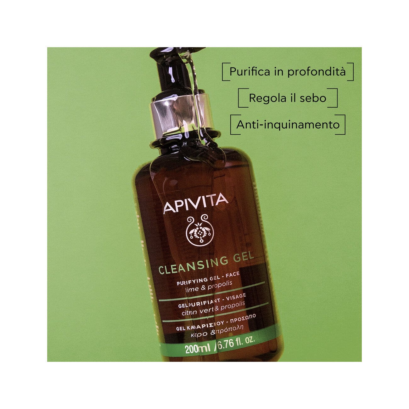 Apivita Gel Purificante Viso 200ml