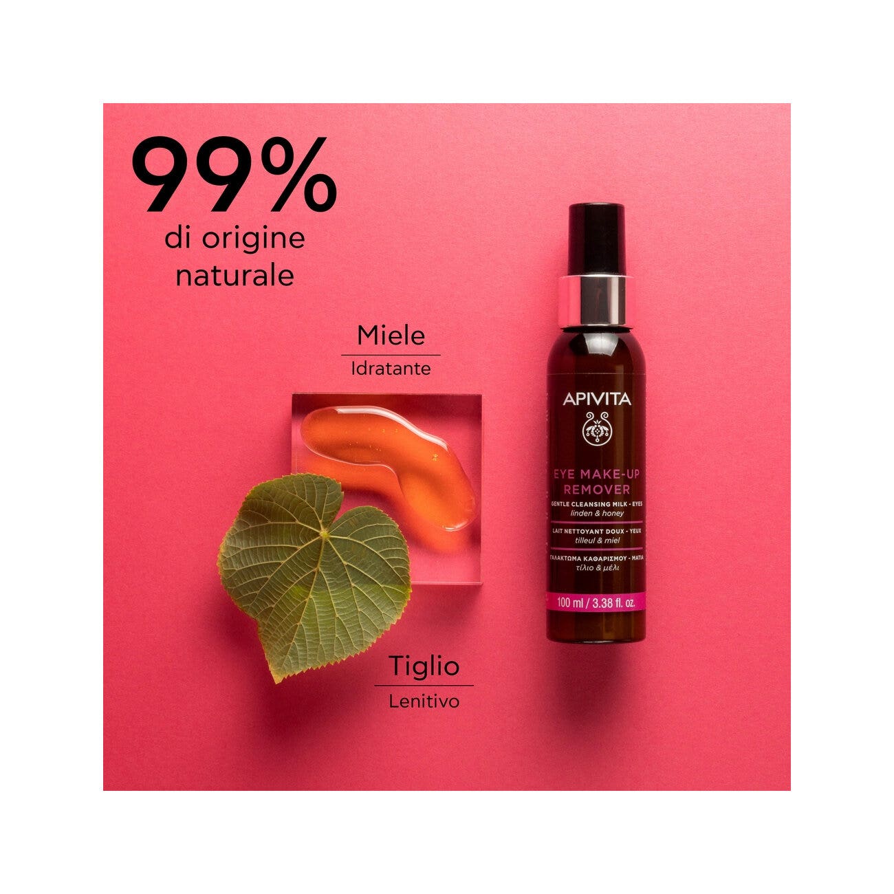 Apivita Latte Detergente Delicato Occhi 100ml